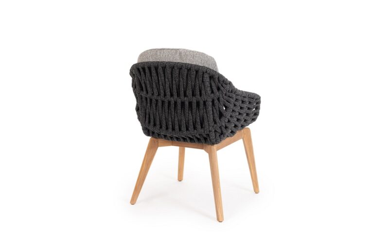 Tamires - Silla, Antracita (Pack 2 uds) - Imagen 4