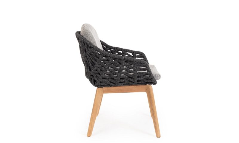 Tamires - Silla, Antracita (Pack 2 uds) - Imagen 3