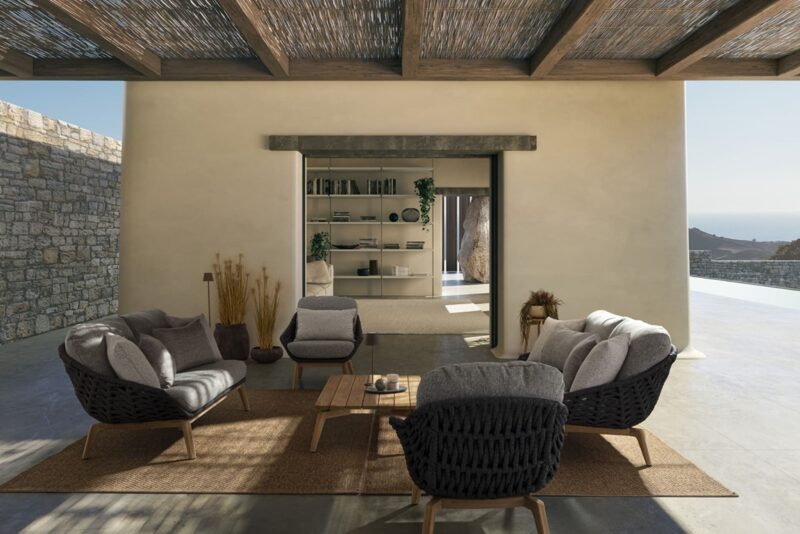 Tamires - Conjunto para exterior, Antracita - Imagen 2