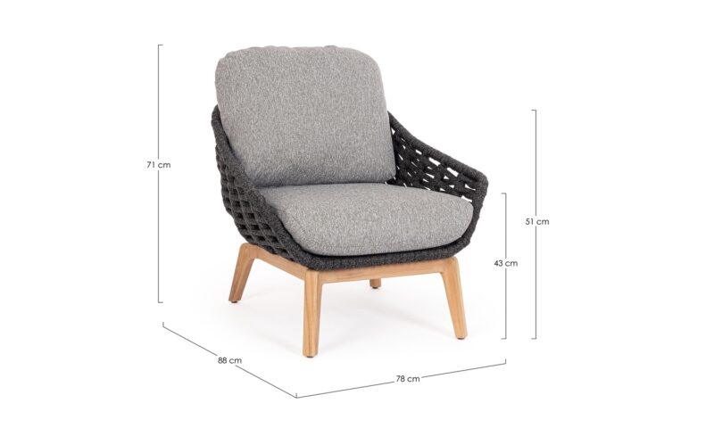 Tamires - Conjunto para exterior, Antracita - Imagen 15
