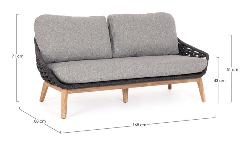 Tamires - Conjunto para exterior, Antracita - Imagen 14