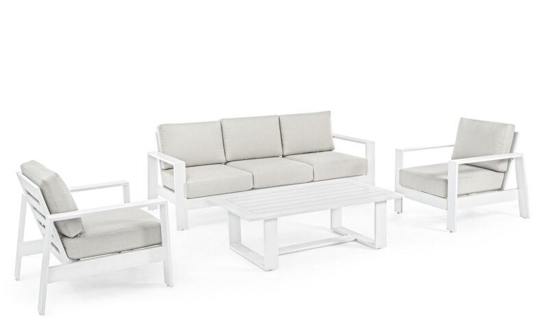 Baltic - Conjunto para exterior, Blanco - Imagen 2