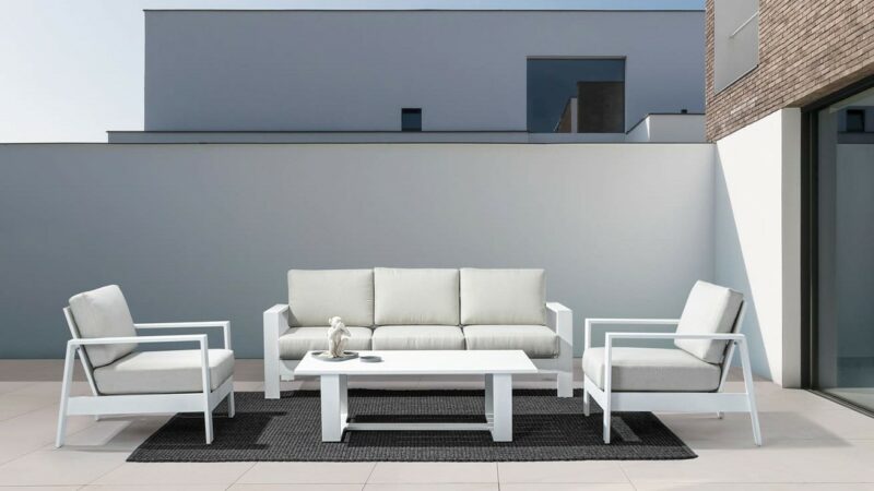 Baltic - Conjunto para exterior, Blanco - Imagen 11