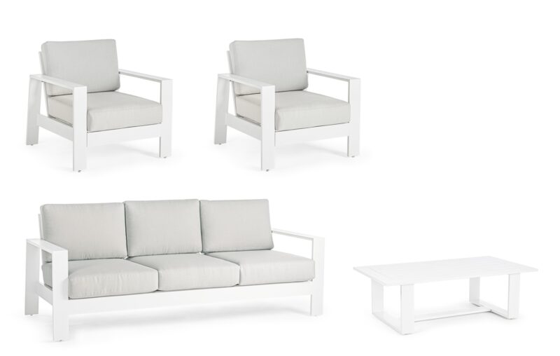 Baltic - Conjunto para exterior, Blanco - Imagen 4