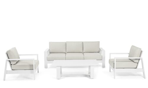 Baltic - Conjunto para exterior, Blanco