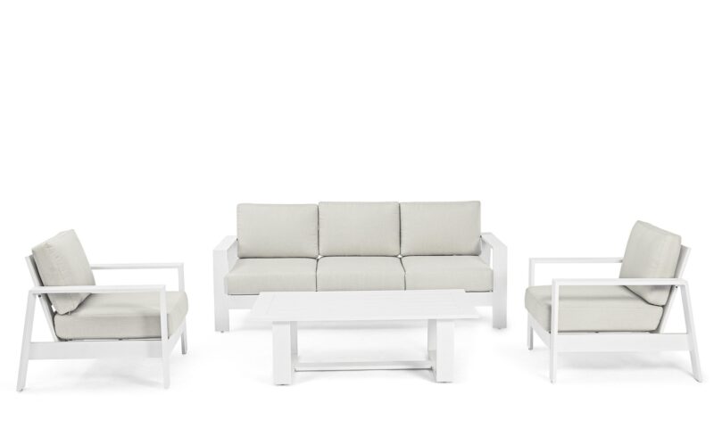 Baltic - Conjunto para exterior, Blanco