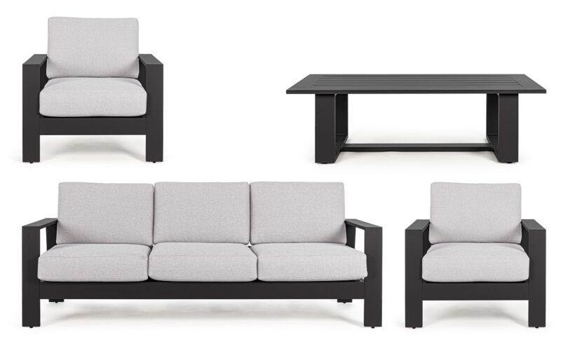 Baltic - Conjunto para exterior, Antracita - Imagen 3