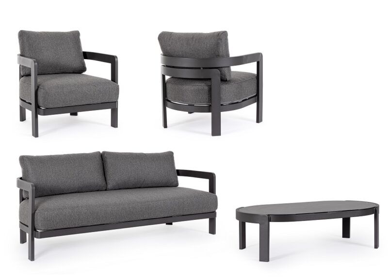 Presley - Conjunto para exterior, Antracita - Imagen 4