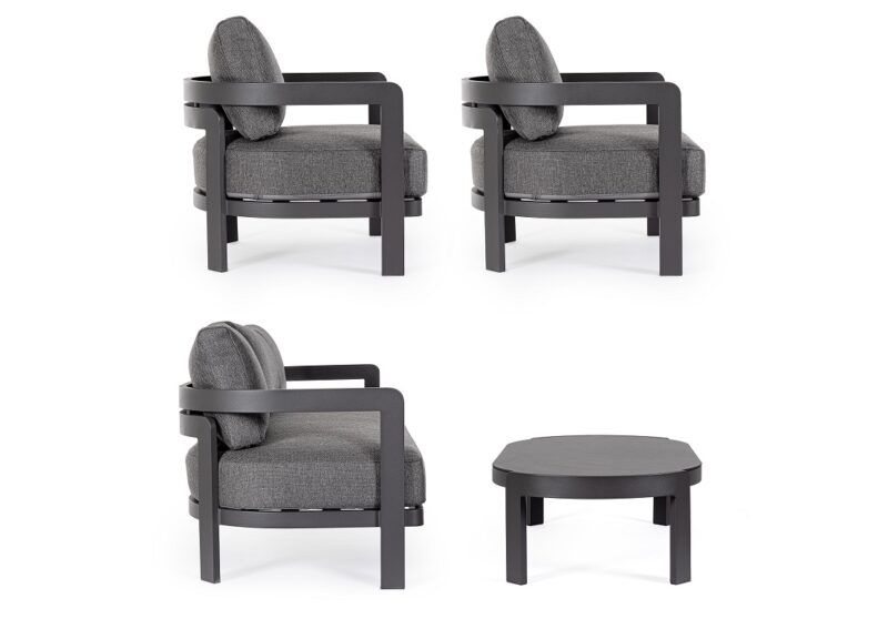 Presley - Conjunto para exterior, Antracita - Imagen 5