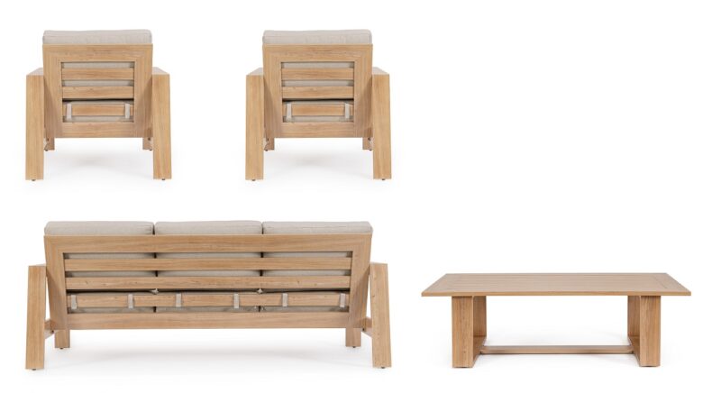 Baltic - Conjunto para exterior, Natural - Imagen 6