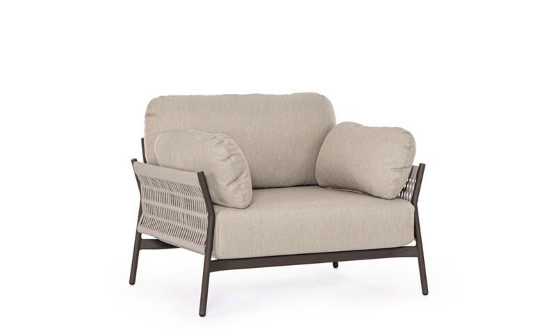 Pardis - Sillón para exterior de 99 cm, Raven - Imagen 2