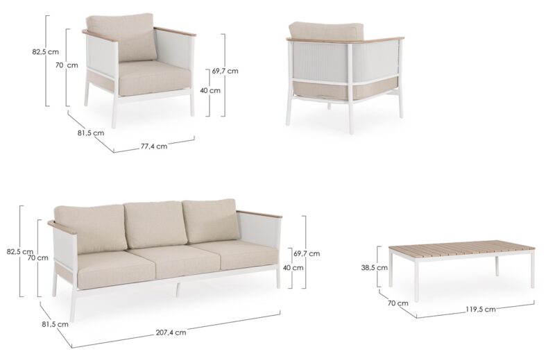 Ulises - Conjunto para exterior, Vapor - Imagen 7