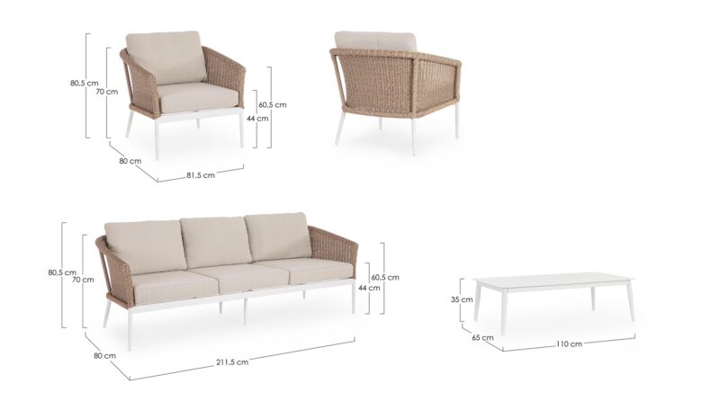 Oceana - Conjunto para exterior, Vapor - Imagen 7