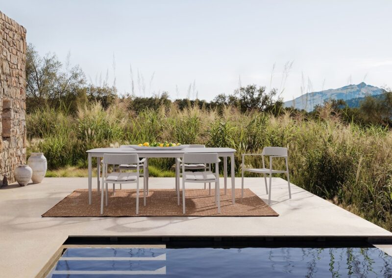 Ropery - Silla para exterior, Morny (Pack 4 uds) - Apilables - Imagen 9