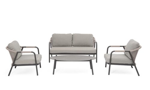 Miravet - Conjunto para exterior, Antracita/Khaki