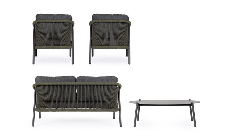 Miravet - Conjunto para exterior, Antracita/Verde - Imagen 6