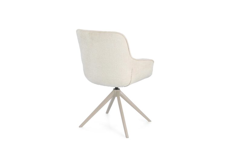 Matilda - Silla de comedor tapizado Crema - Imagen 4