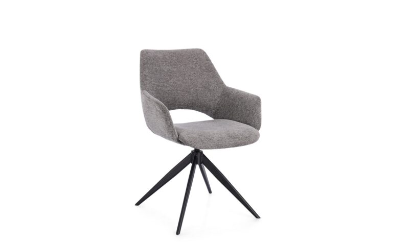 Vivian - Silla de comedor tapizado Gris
