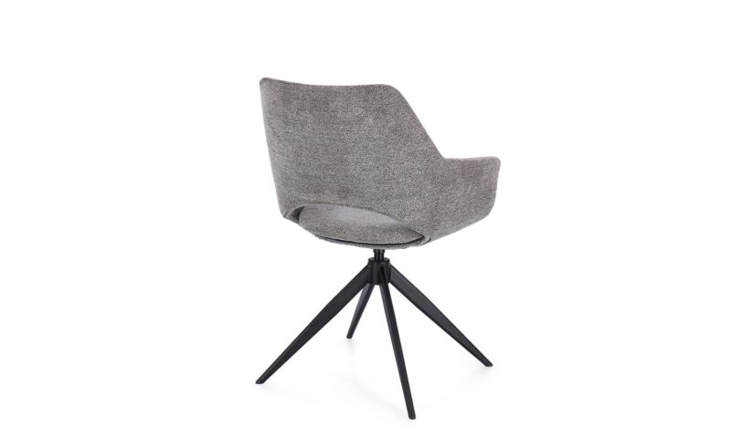 Vivian - Silla de comedor tapizado Gris - Imagen 4