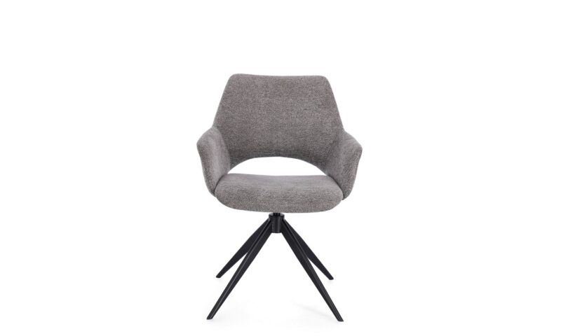 Vivian - Silla de comedor tapizado Gris - Imagen 3
