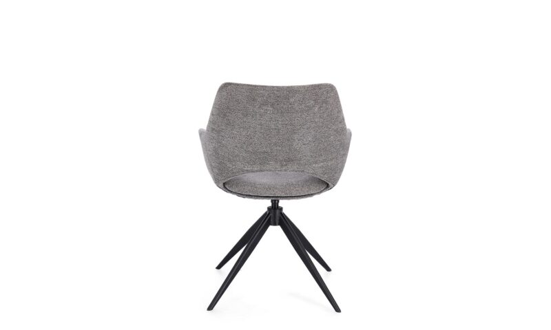 Vivian - Silla de comedor tapizado Gris - Imagen 5