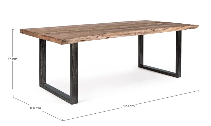 Nottingham - Mesa de comedor de 220 x 100 cm - Imagen 4