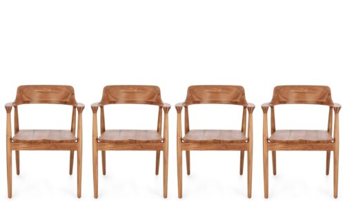 Suzy - Silla de teca - Natural (Pack 4 uds)