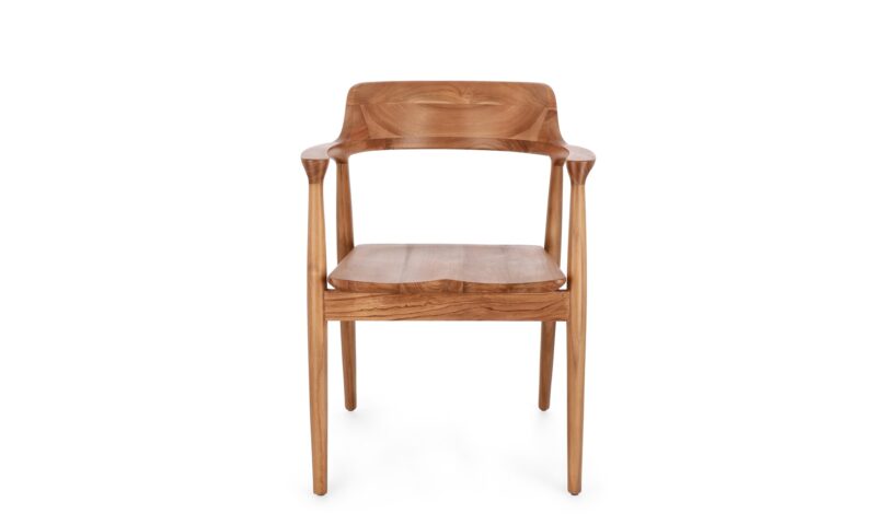 Suzy - Silla de teca - Natural (Pack 2 uds) - Imagen 4