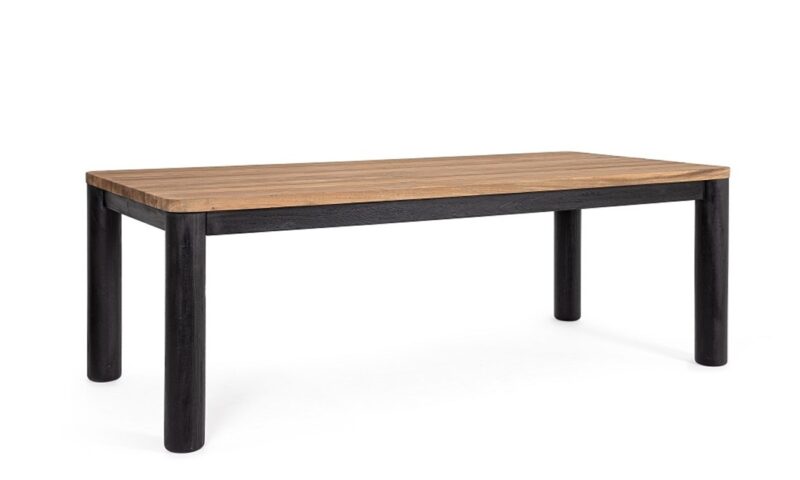 Roderick - Mesa Fija de 220 Natural/Negro