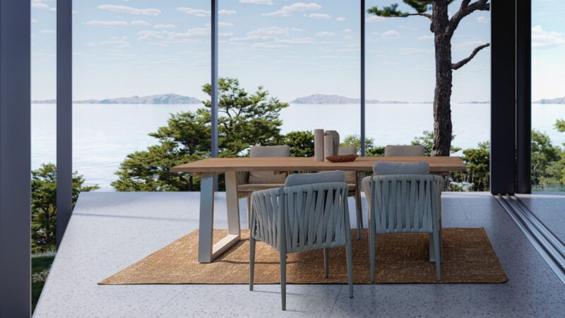 Legend - Mesa Fija de 240 Natural/Silk - Imagen 8