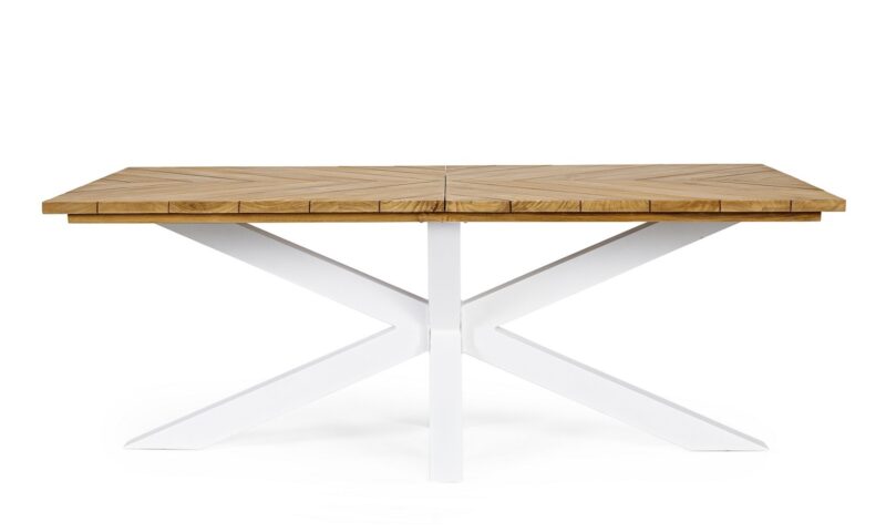 Palmdale - Mesa Rectangular de 200 Natural/Blanco - Imagen 2