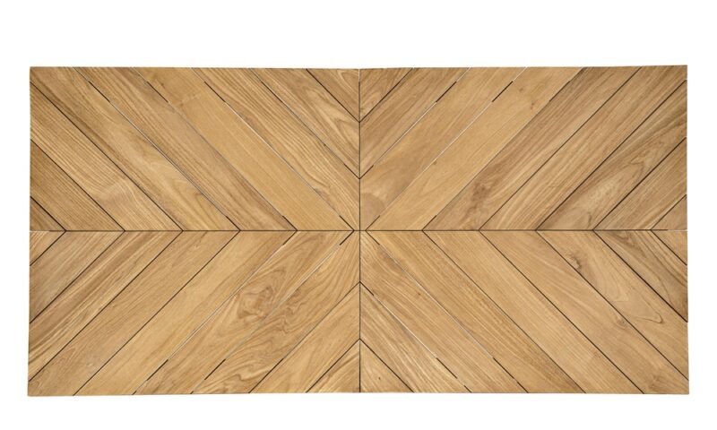Palmdale - Mesa Rectangular de 200 Natural/Blanco - Imagen 4