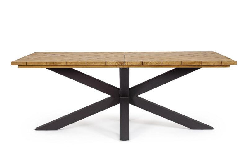 Palmdale - Mesa Rectangular de 200 Natural/Negro - Imagen 2
