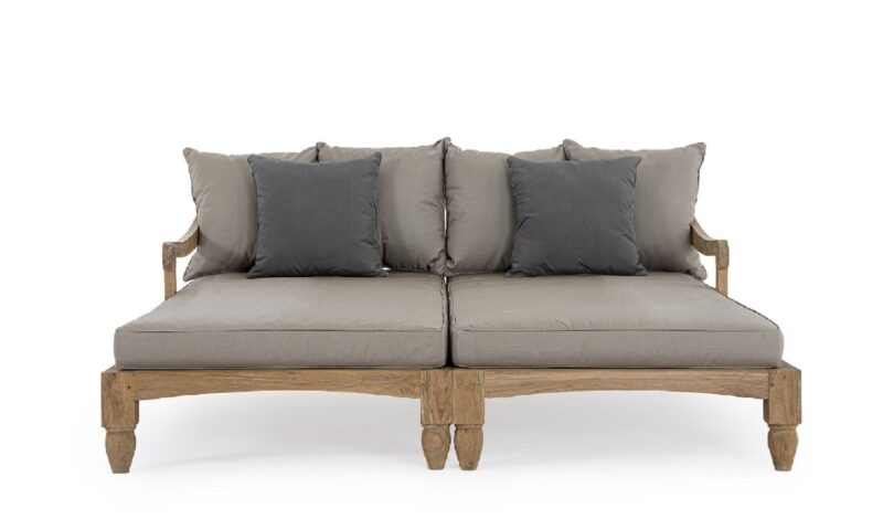 Bali - Daybed para exterior de 206 cm, Stone - Imagen 2