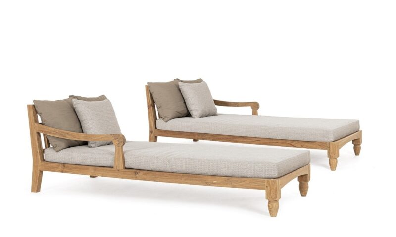 Bali - Daybed para exterior de 206 cm, Natural - Imagen 3