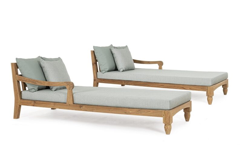 Bali - Daybed para exterior de 206 cm, Aqua - Imagen 3
