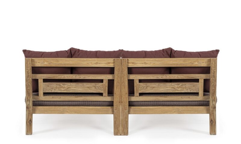 Bali - Daybed para exterior de 206 cm, Wine - Imagen 6