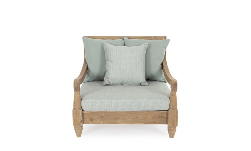 Bali - Sillón para exterior de 90 cm, Aqua