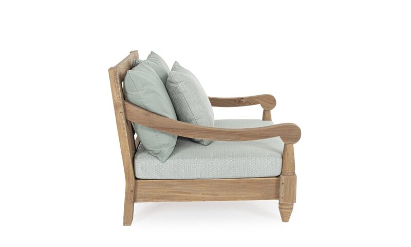 Bali - Sillón para exterior de 90 cm, Aqua - Imagen 3