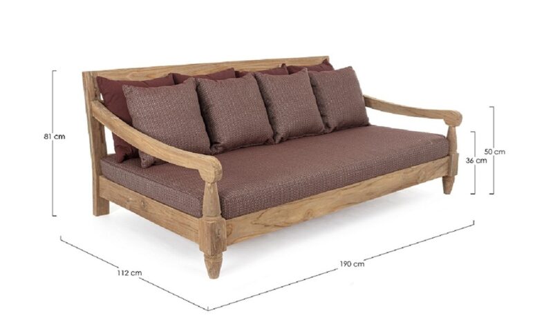 Bali - Conjunto para exterior - Wine - Imagen 13
