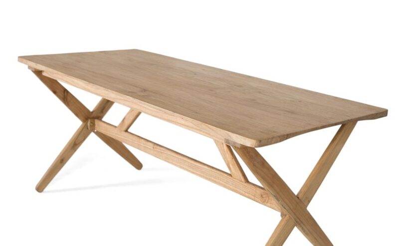 Chantik - Mesa rectangular fija de 180 x 80 cm - Imagen 3