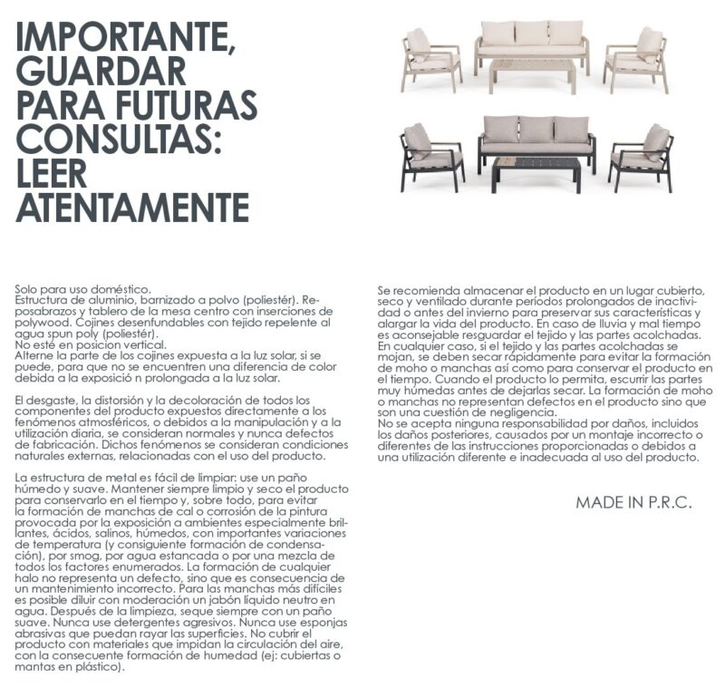 Elna - Conjunto para exterior, Antracita - Imagen 13