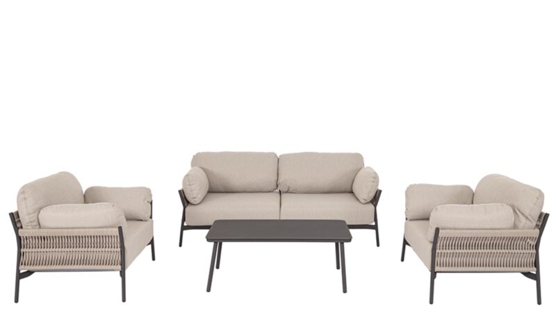 Pardis - Sillón para exterior de 99 cm, Raven - Imagen 9