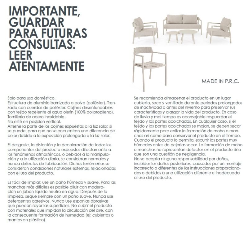 Ropery - Conjunto para exterior, Morny - Imagen 12