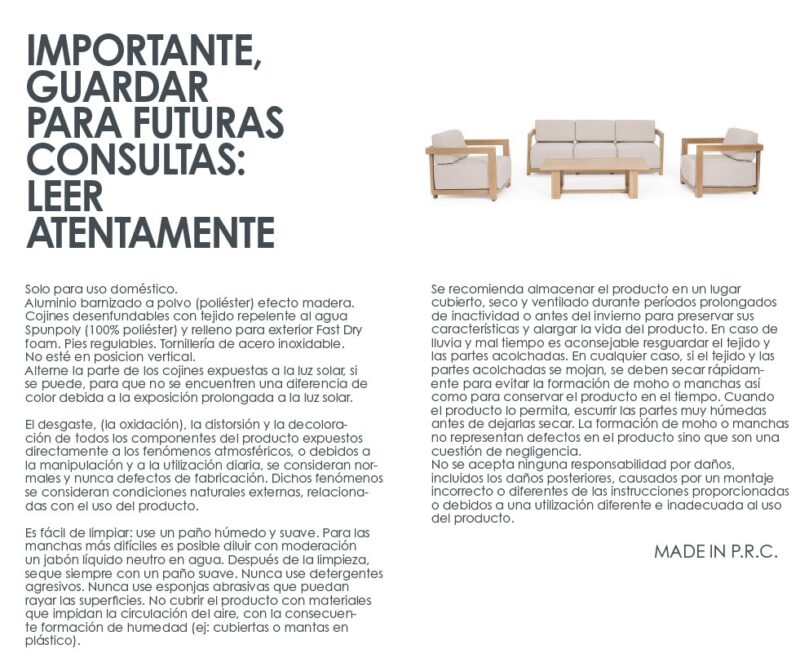 Theseus - Conjunto para exterior - Imagen 14