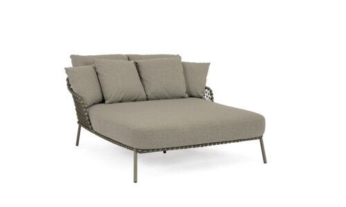 Ivissa - Daybed doble para exterior, Verde
