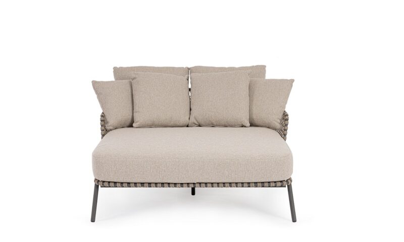 Ivissa - Daybed doble para exterior, Antracita - Imagen 2