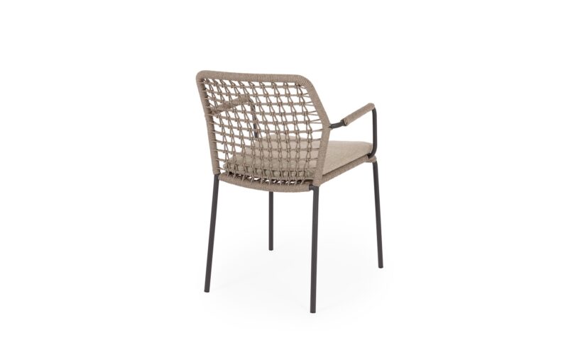 Canar - Silla para exterior - Antracita (Pack 4 uds) - Imagen 4