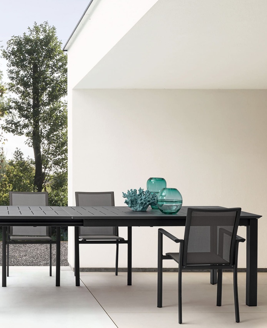 Konnor - Mesa Extensible de 200 (300) cm Antracita - Imagen 8