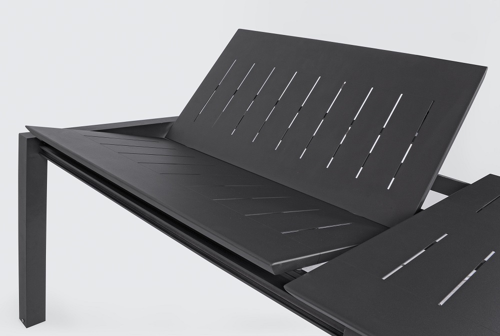 Konnor - Mesa Extensible de 200 (300) cm Antracita - Imagen 7